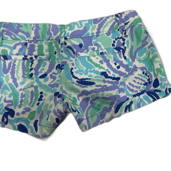 Lilly Pulitzer Shorts Women’s Size 00 Color Multi It’s Always Summer Somewhere - Picture 9 of 9
